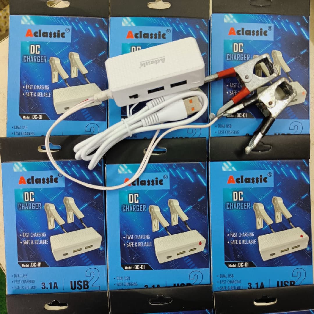 Dc Charger Dual Usb Charger