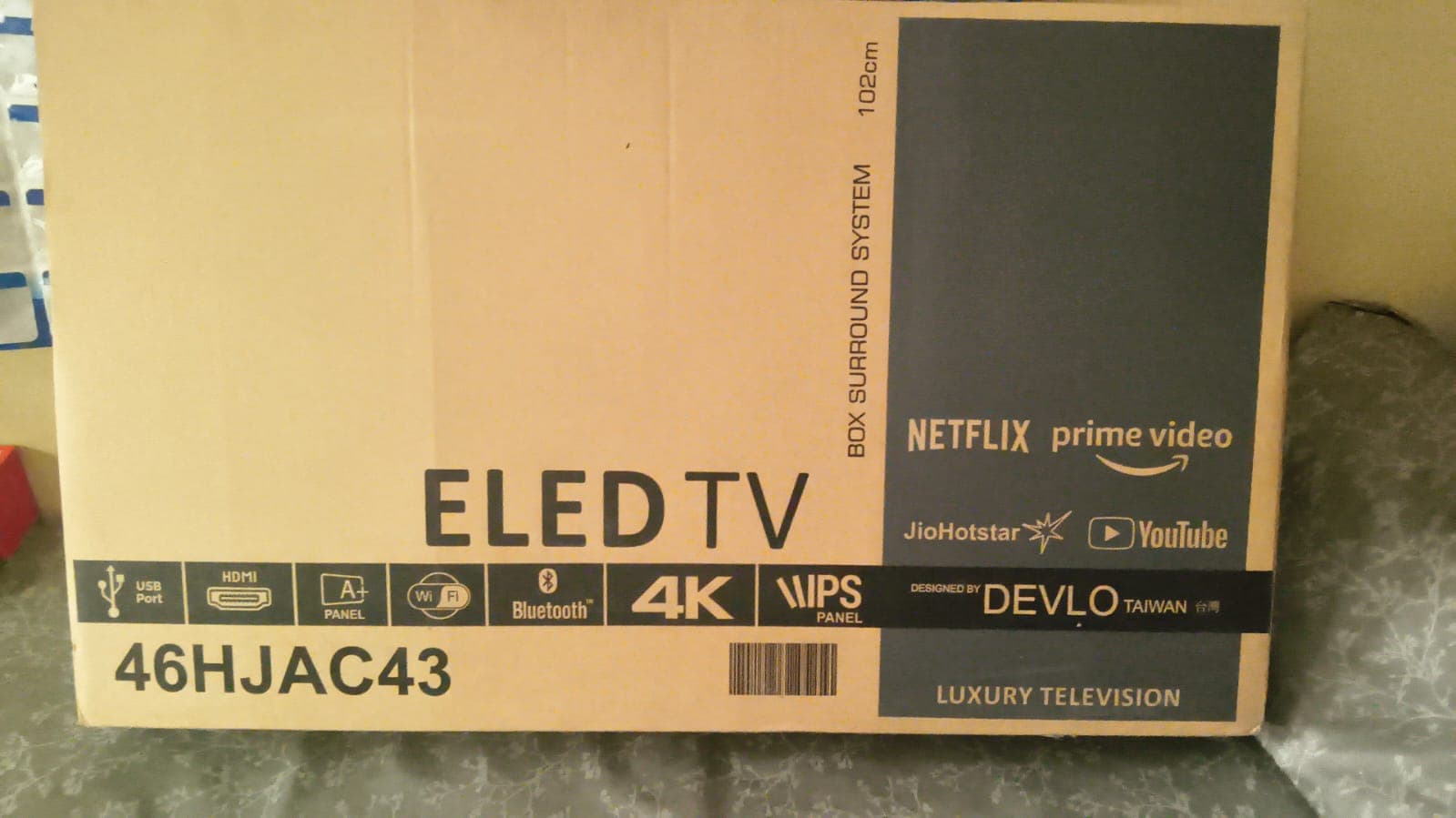 DEVLO 46HJAC43 43-Inch Full HD Smart ELED TV image 2