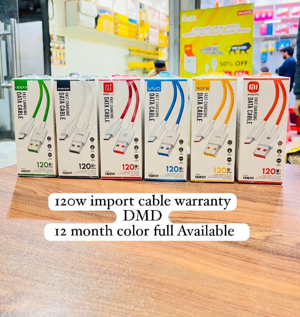 120w import cables warranty