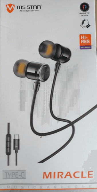 MS STAR Miracle Type-C Wired Earphones