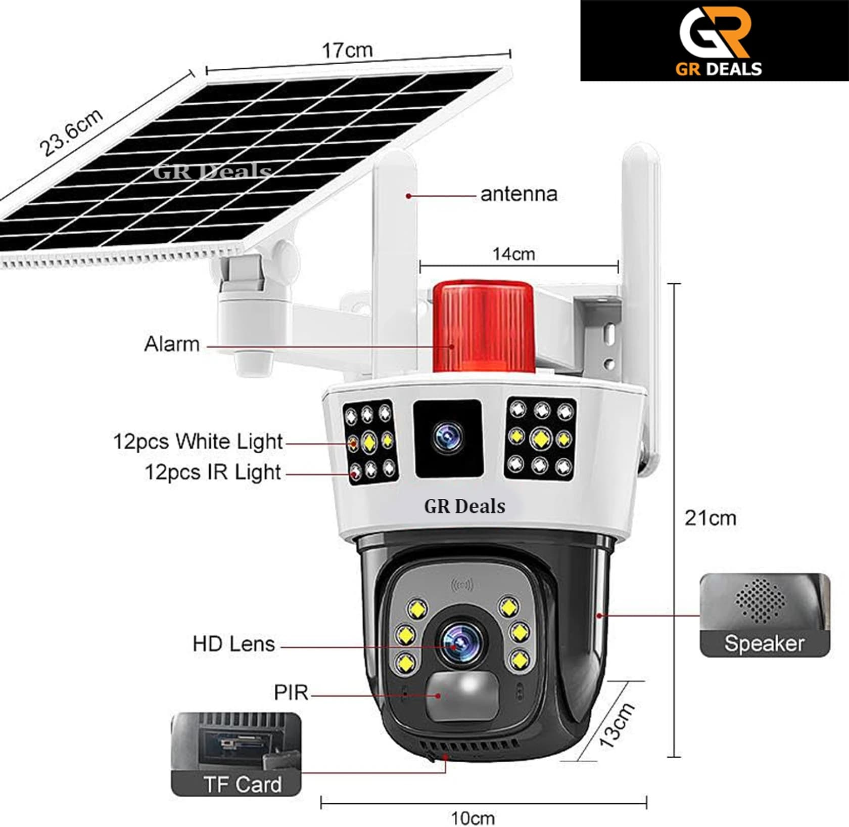 V380 Max 4G Solar CCTV Camera image 1