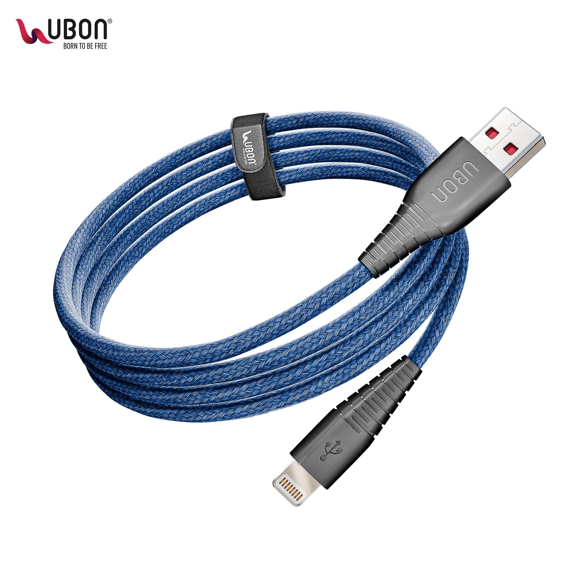 UBON Black WR 470 20W iPhone Cable image 2