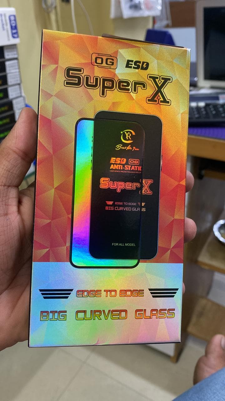 Super X OG ESD Edge-to-Edge Big Curved Glass Screen Protector