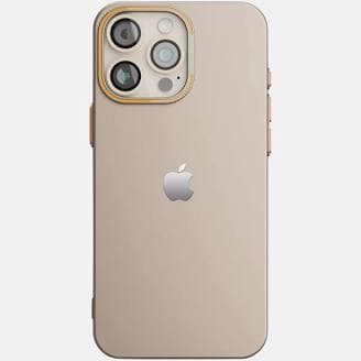 IPhone 16/ 16 Pro / 16 Pro Max Glass Apple Logo Case Cover with Camera Lens Protector image 1
