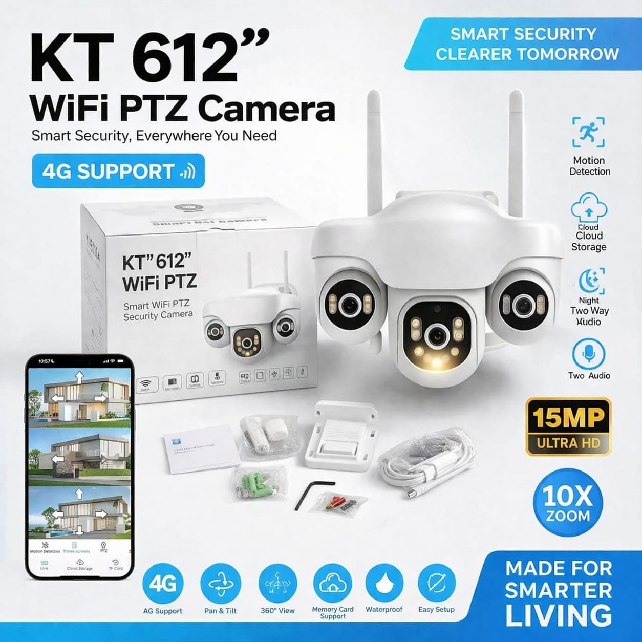 KT 612 WiFi PTZ Camera