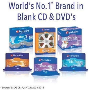 Verbatim CD R White 700MB 52X 50Pack Spindle image 2