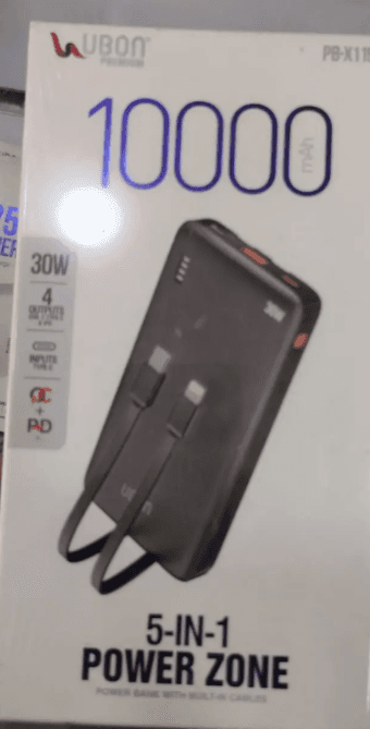 Ubon PB-X119 5-in-1 Power Bank
