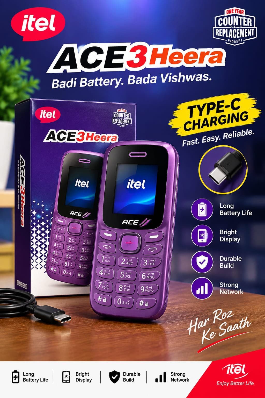 Itel Ace 3 Heera