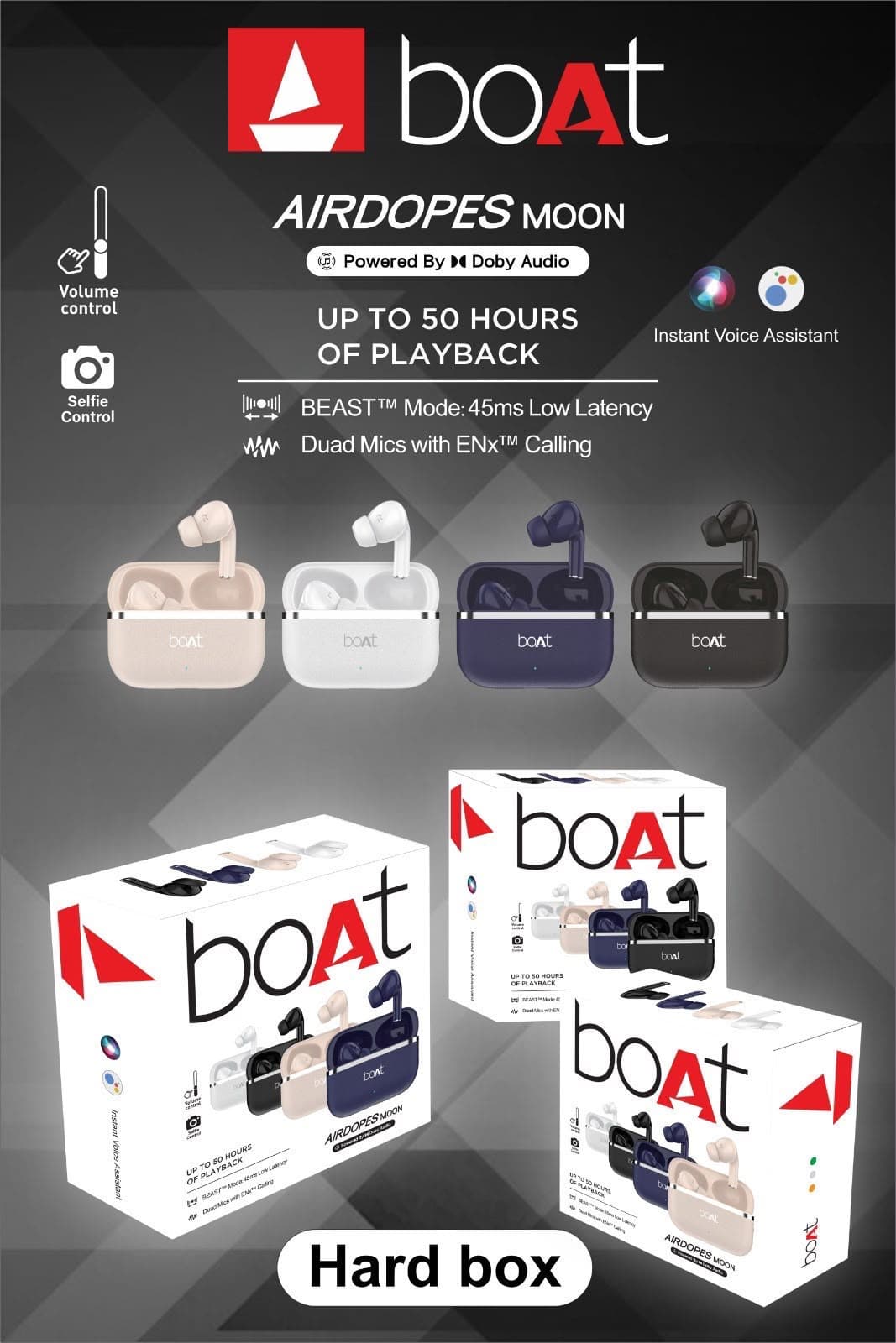 BoAt Airdopes Moon TWS Earbuds image 1