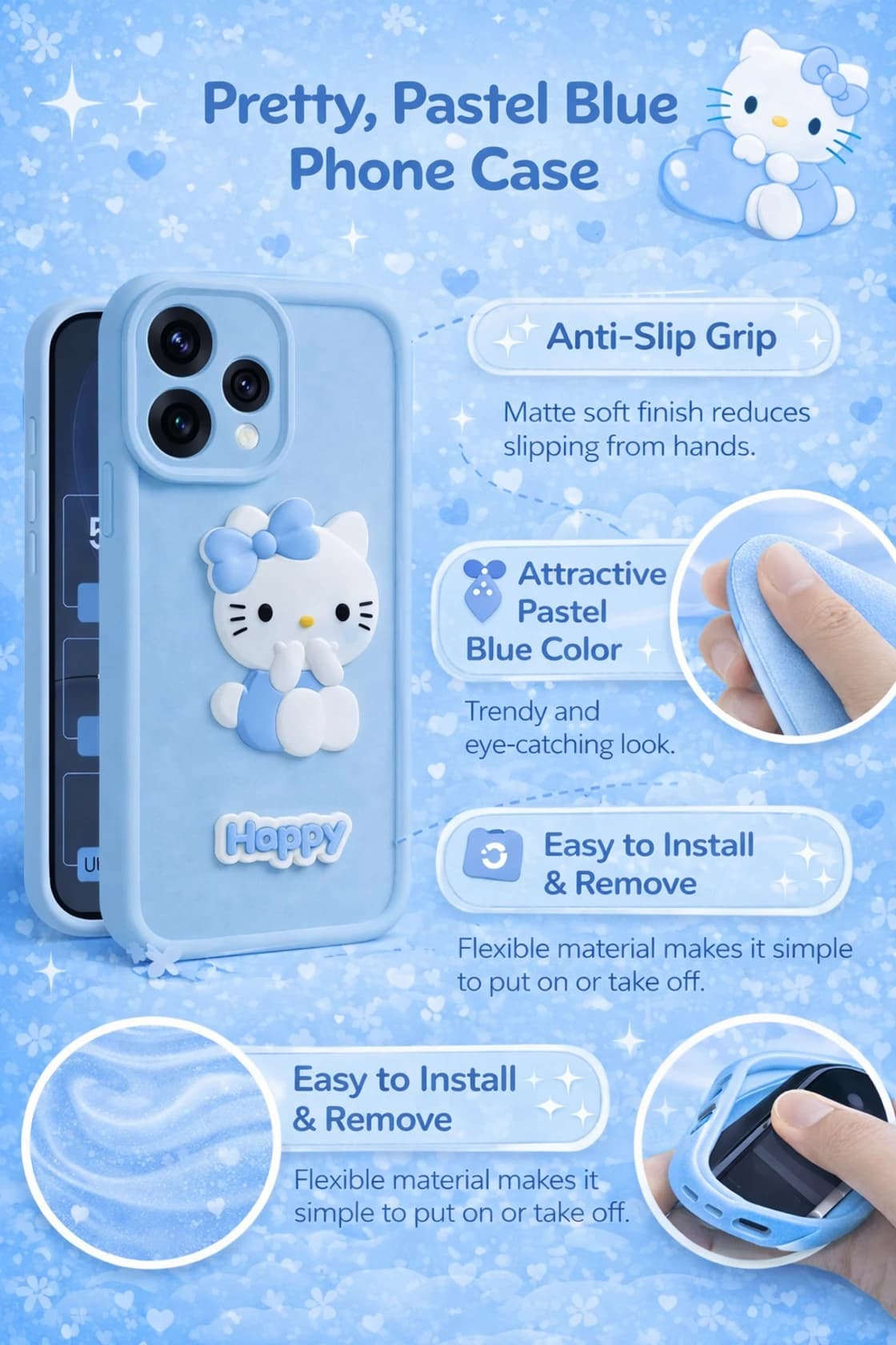 Back Cover for MOTOROLA G96 5G image 2