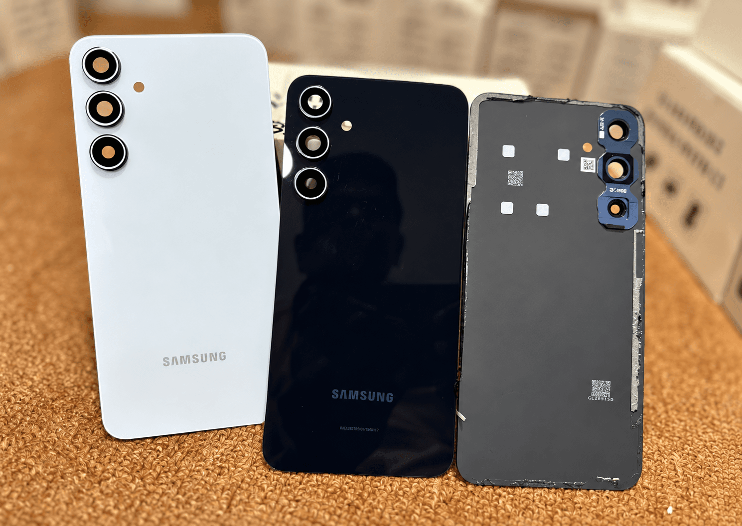 Samsung Galaxy A35 5G & Samsung Galaxy A55 5G Back Panel Details
