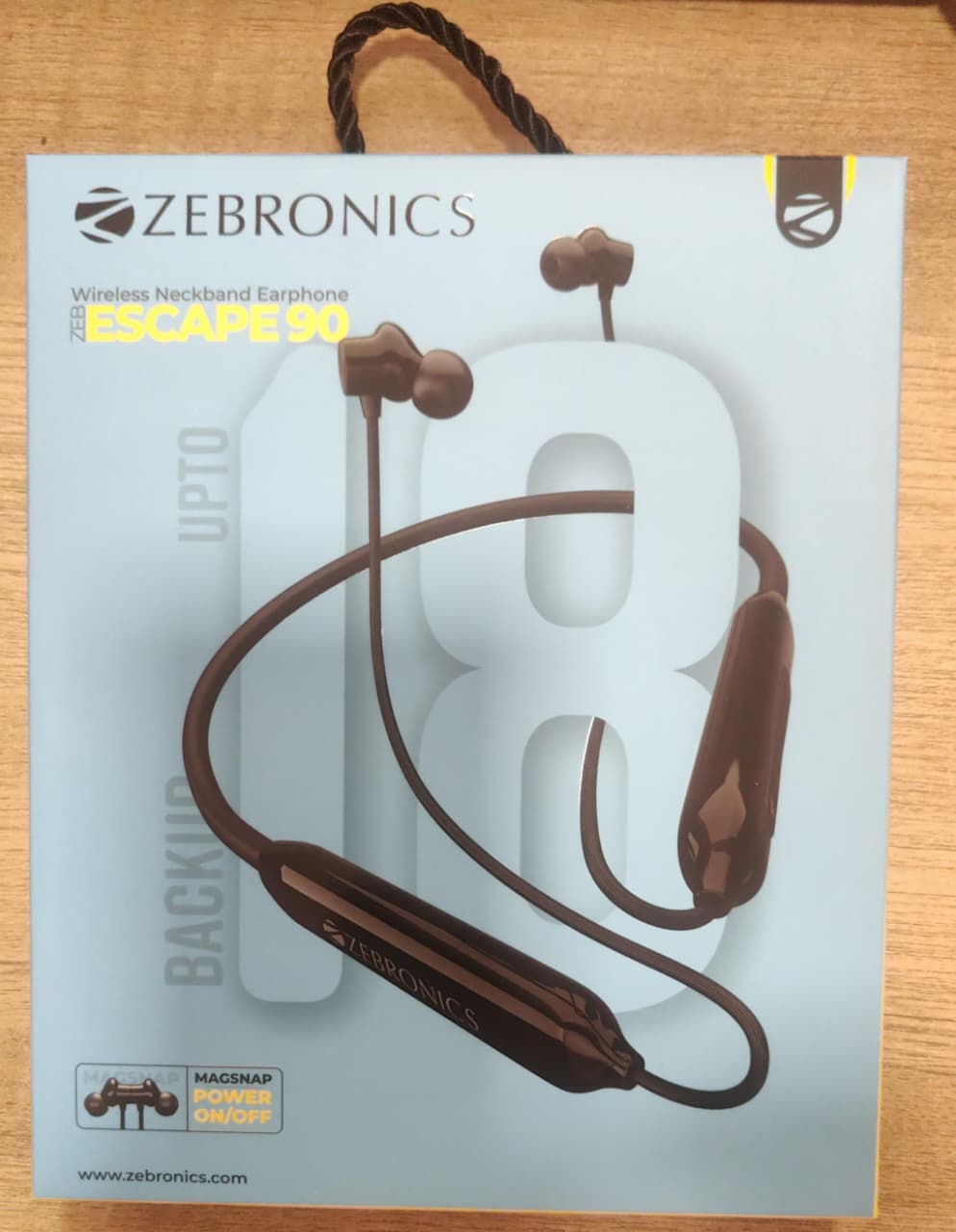 Zebronics Escape 90 Wireless Neckband Earphone