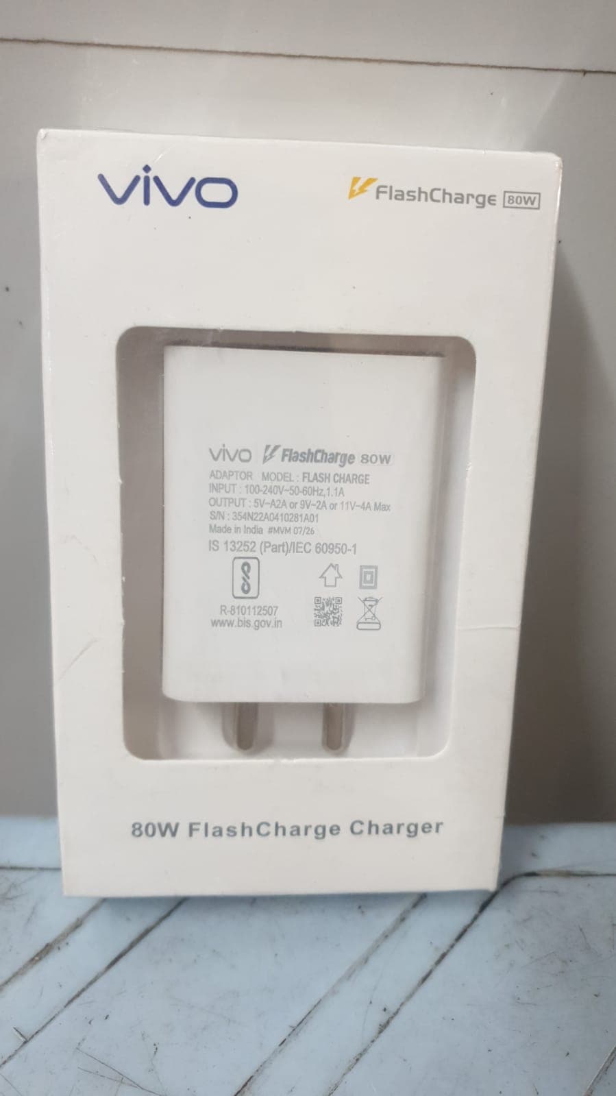 Vivo 80W FlashCharge Power Adapter