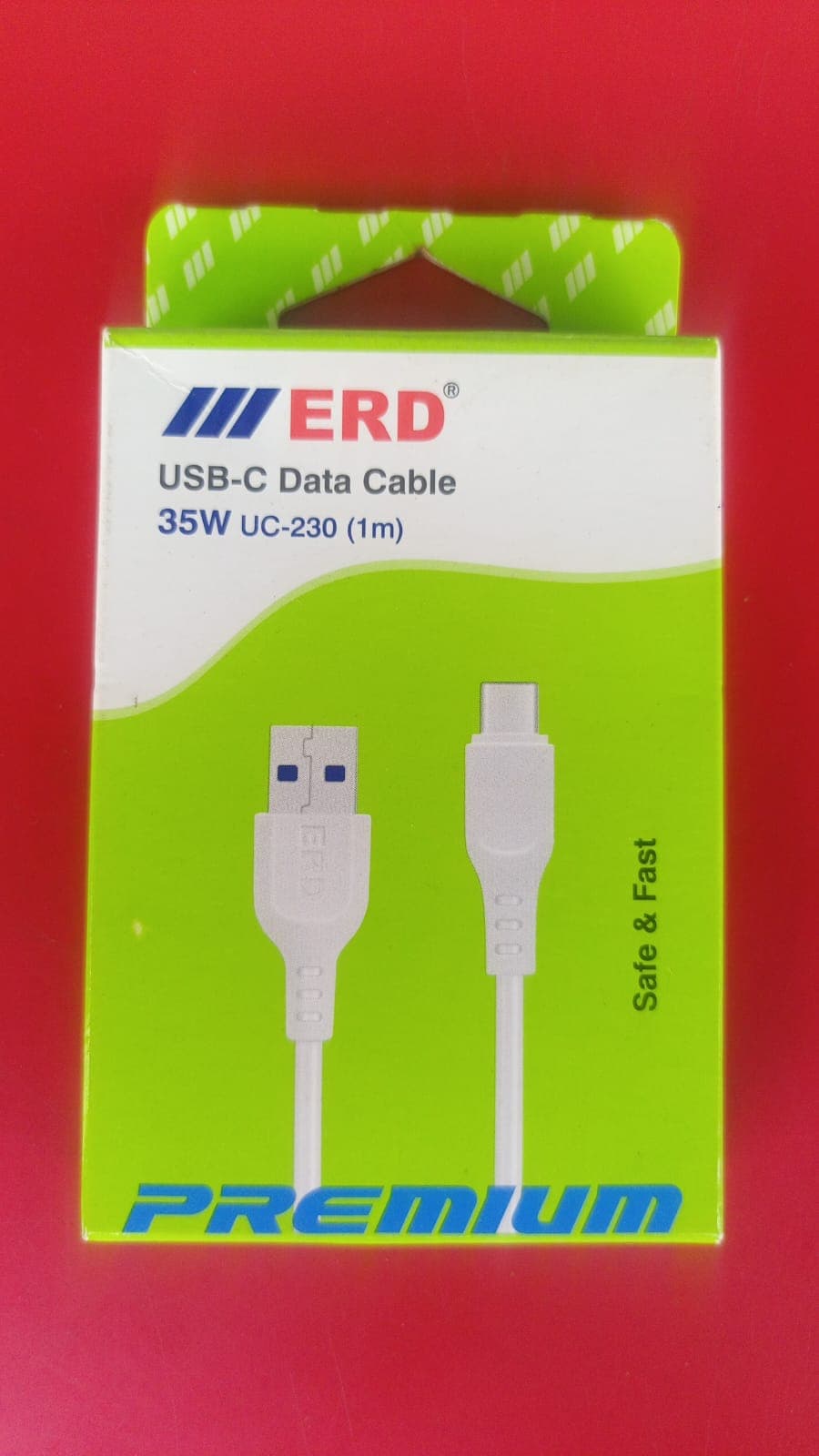 ERD UC-230 USB-C Data Cable 35W, 1 Meter
