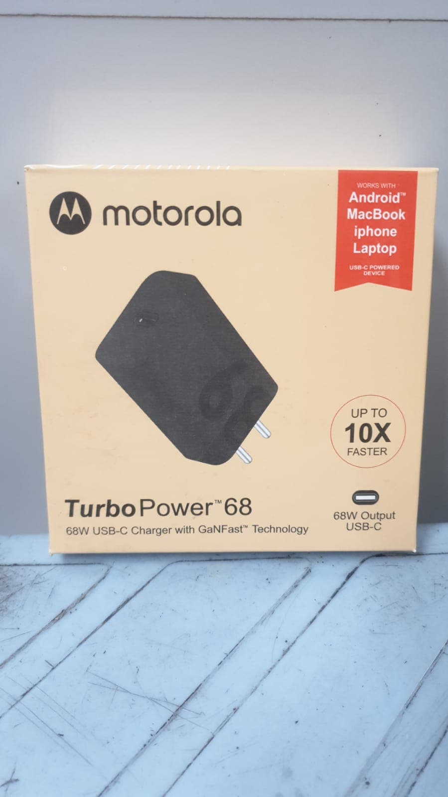 Motorola TurboPower 68W USB-C GaNFast Charger