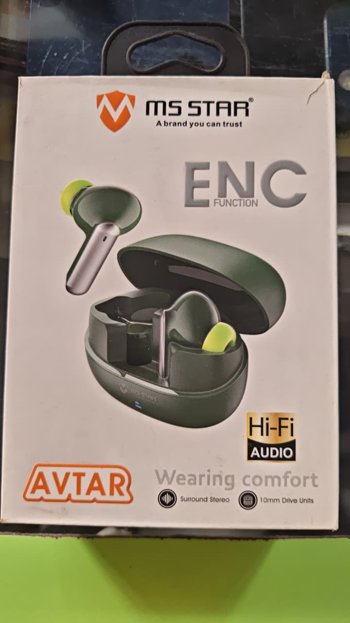MS STAR AVTAR ENC True Wireless Earbuds