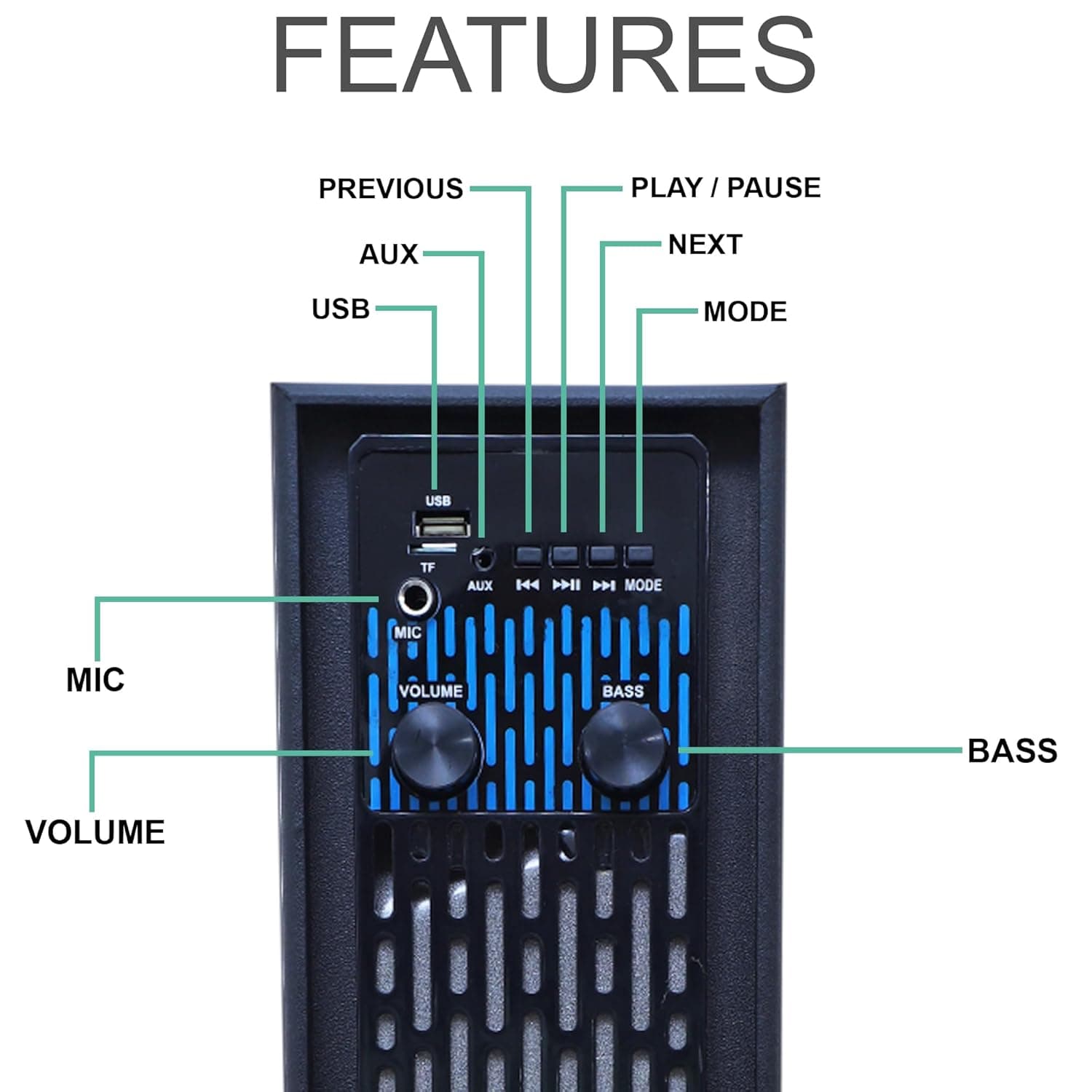 Multimedia Tower Speaker image 5