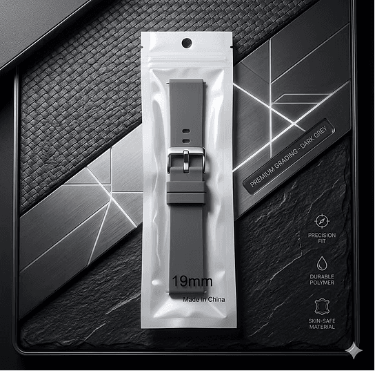 19mm Premium Silicone Watch Strap