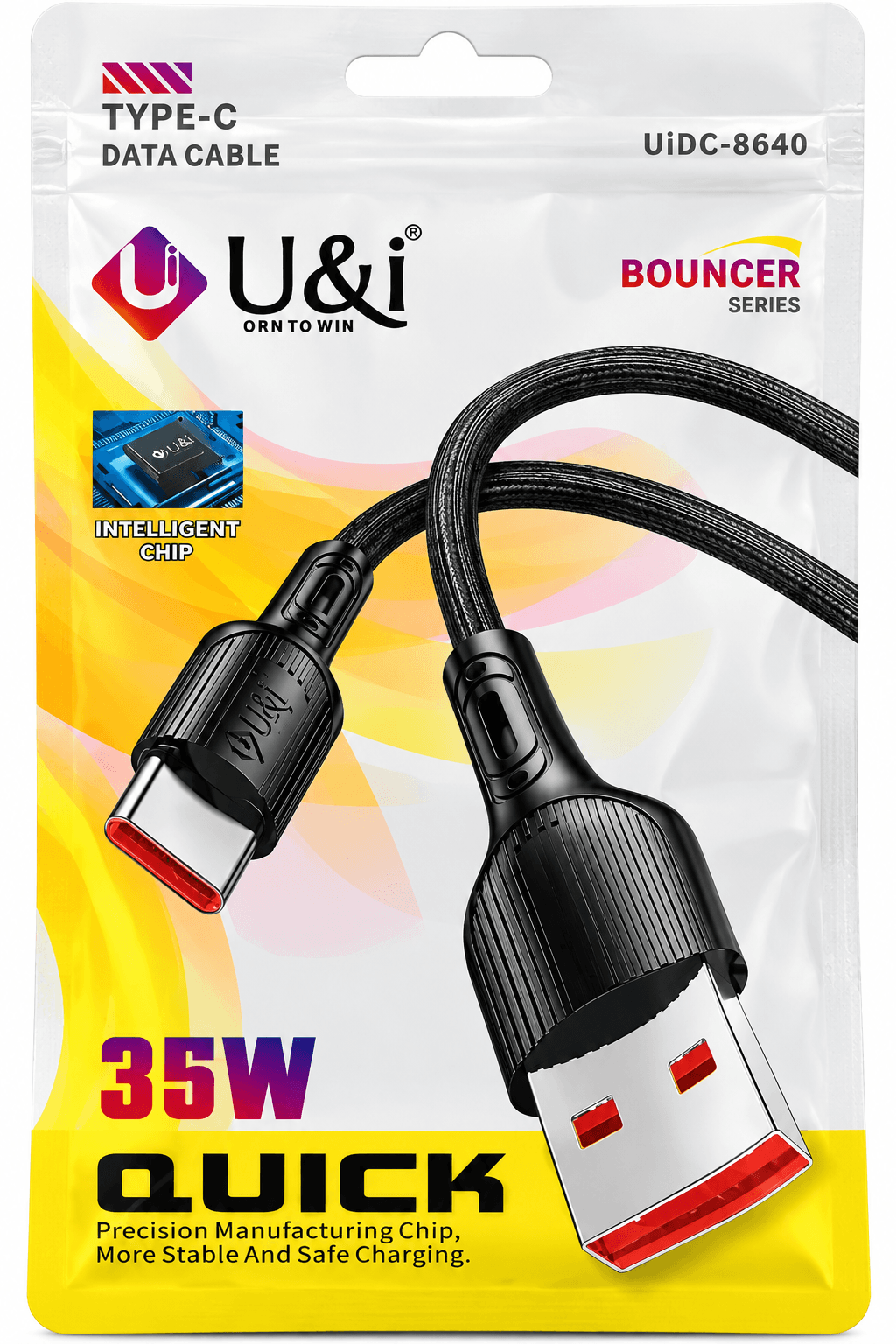 U&i Bouncer Series 35W Type-C Data Cable