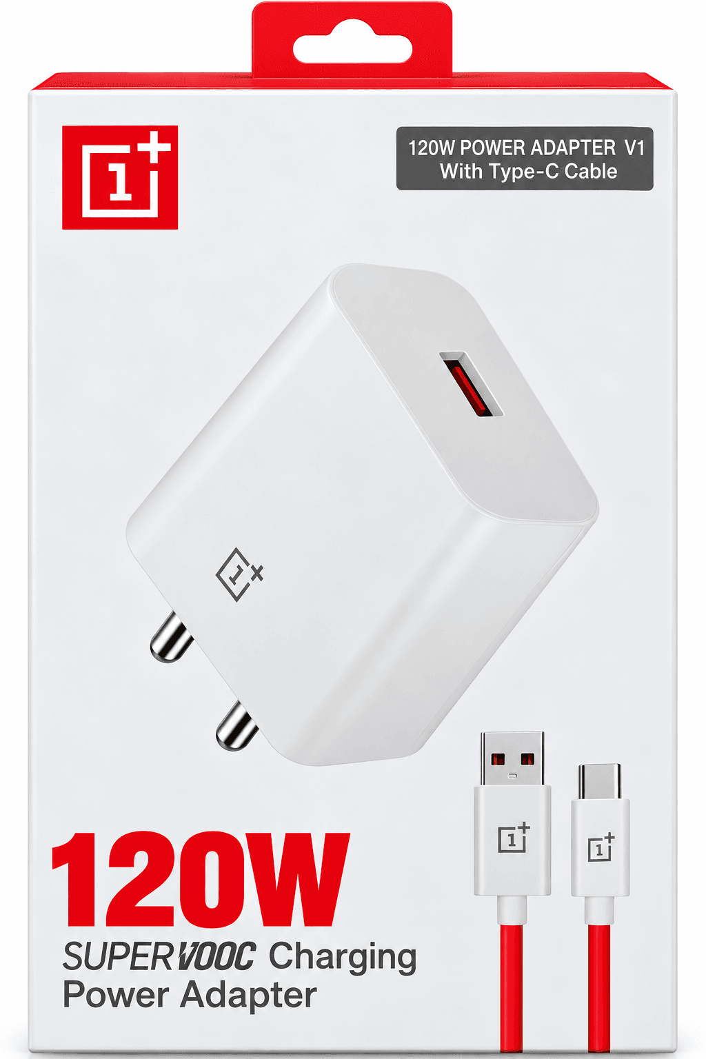OnePlus 120W SUPERVOOC Charging Power Adapter With Type-C Cable