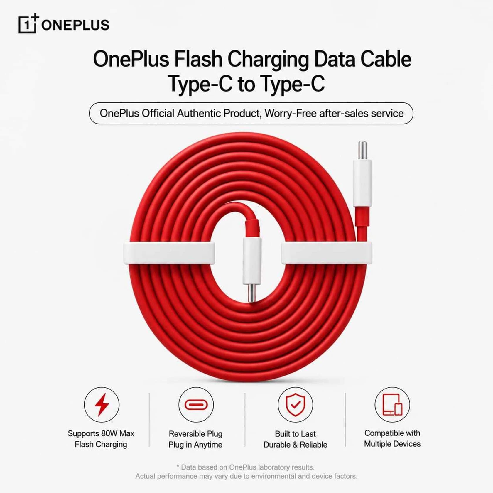 OnePlus SUPERVOOC Type-C to Type-C Cable image 3