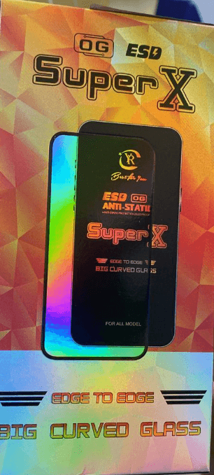 Super X OG ESD Edge-to-Edge Big Curved Glass Screen Protector