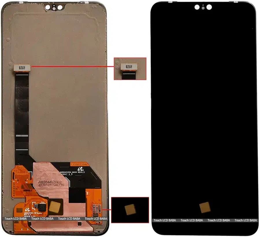 Original AMOLED Display And Touch Screen Combo Vivo V20 Pro image 4