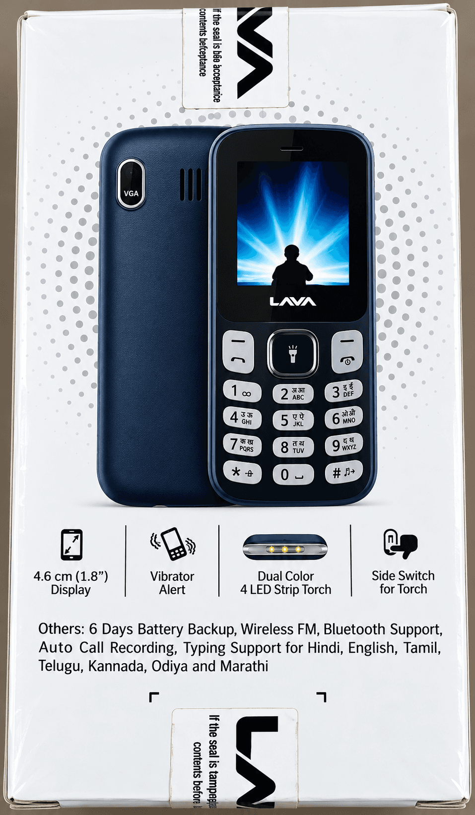 LAVA Hero Shakti Keypad Mobile Phone image 2
