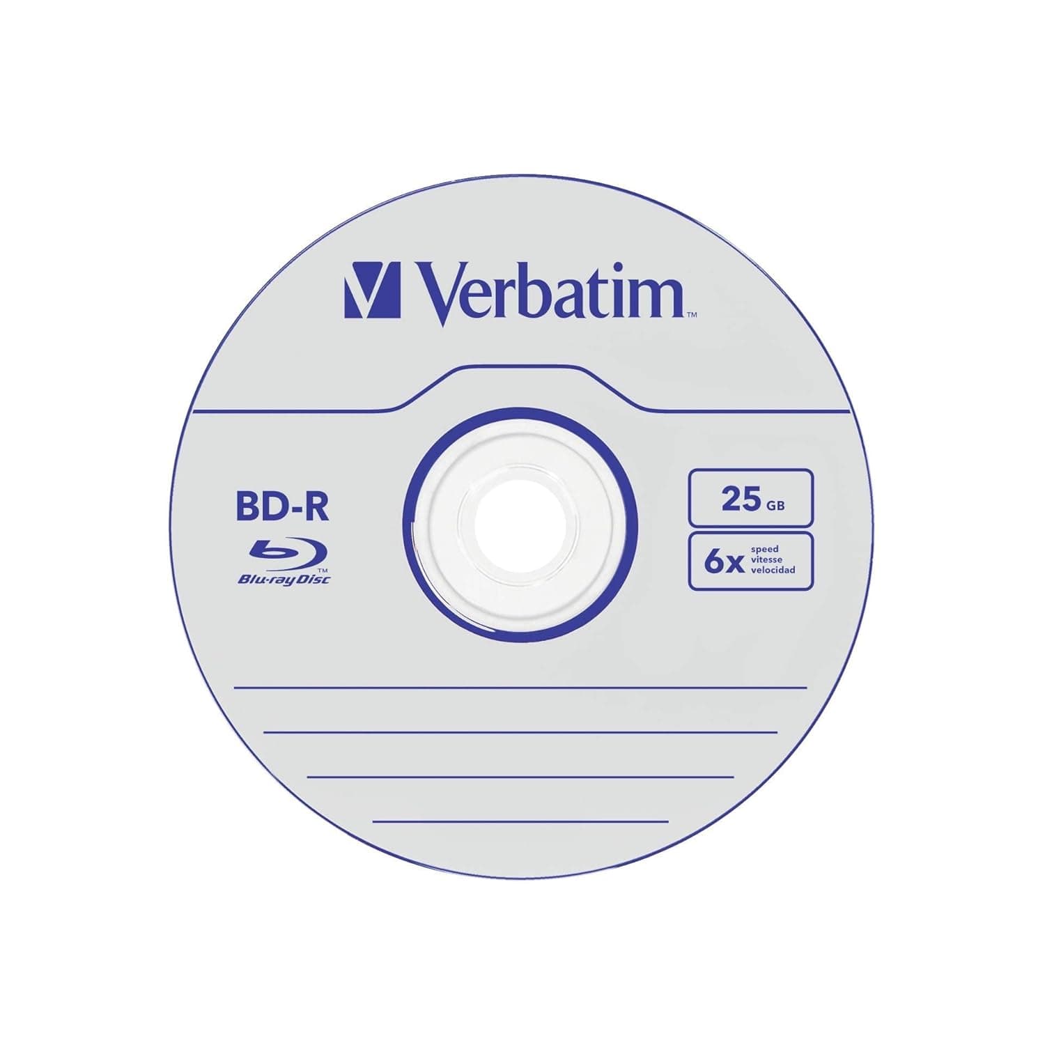 Verbatim BD R 25GB 6X 5Pack Jewel Case image 2
