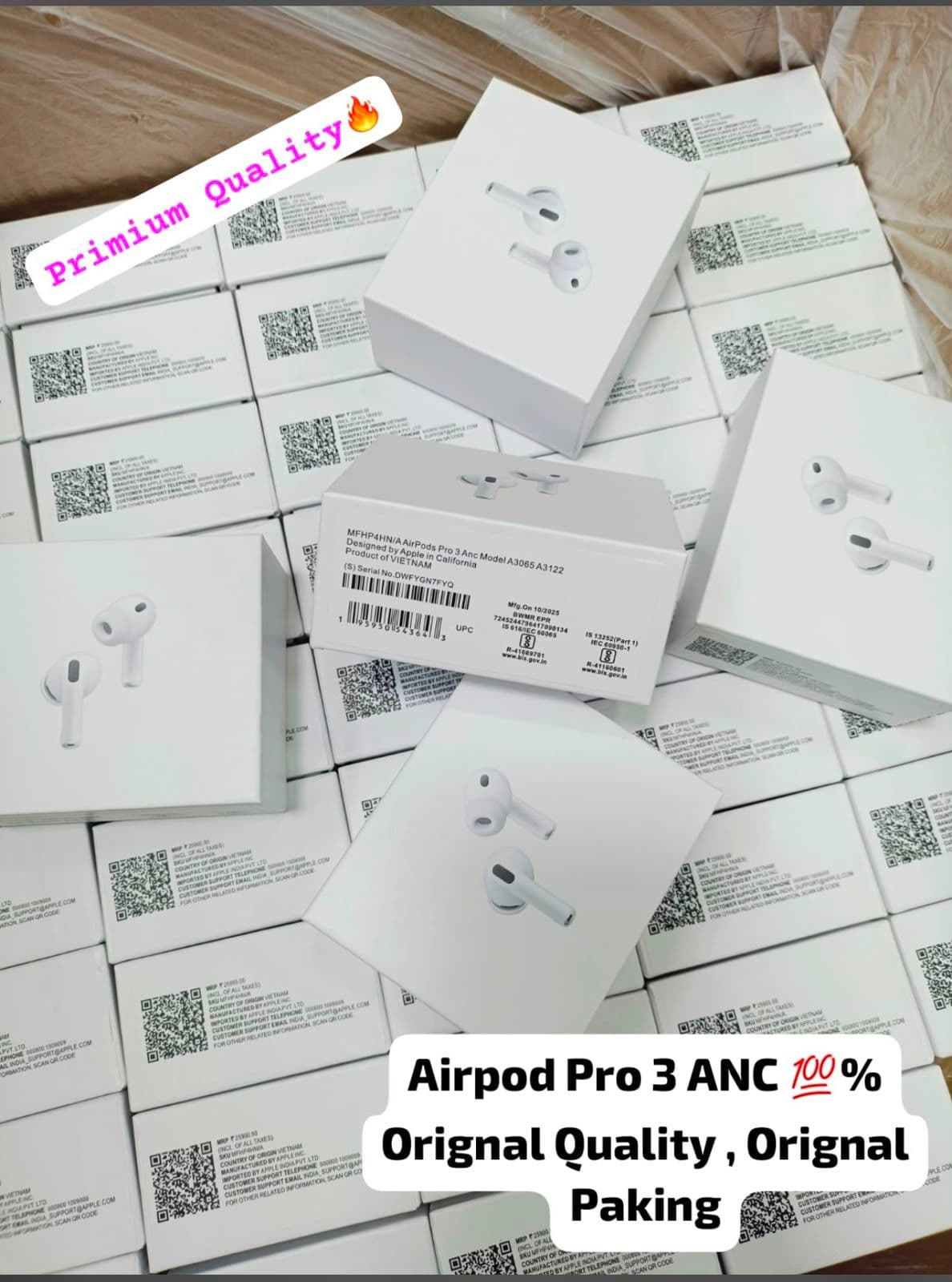 Apple AirPods Pro 3 Wireless Earbuds