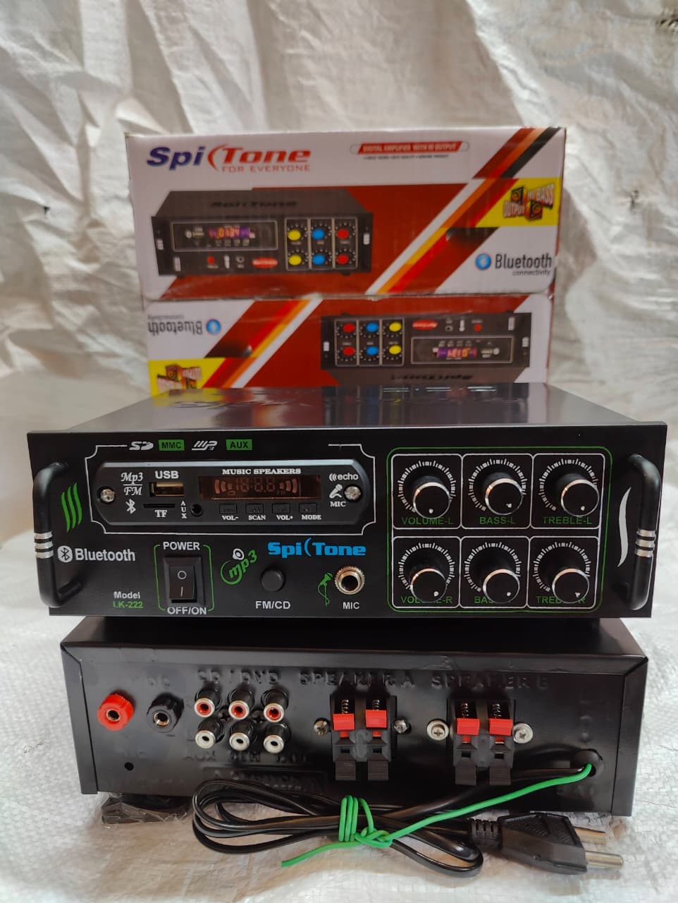 Spi Tone LK 222 Bluetooth MP3 Amplifier