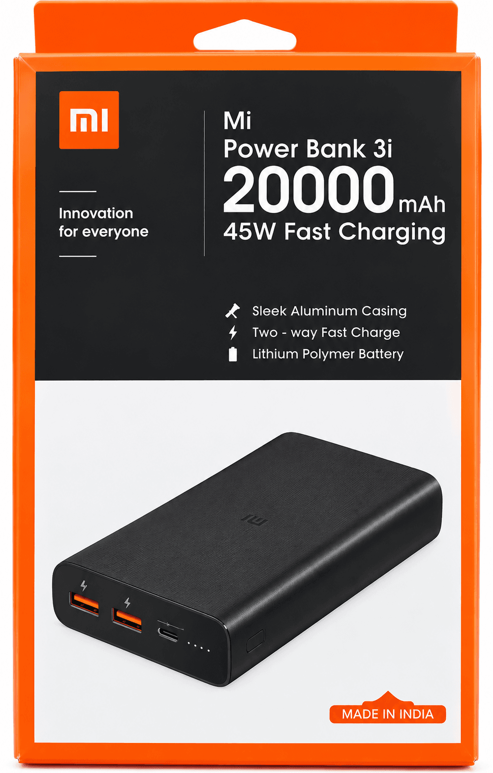 Mi Power Bank 3i 20000mAh