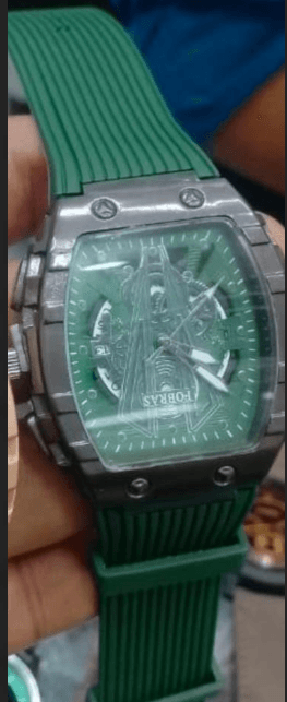 Fobras Skeleton Dial Analog Watch For Men image 1
