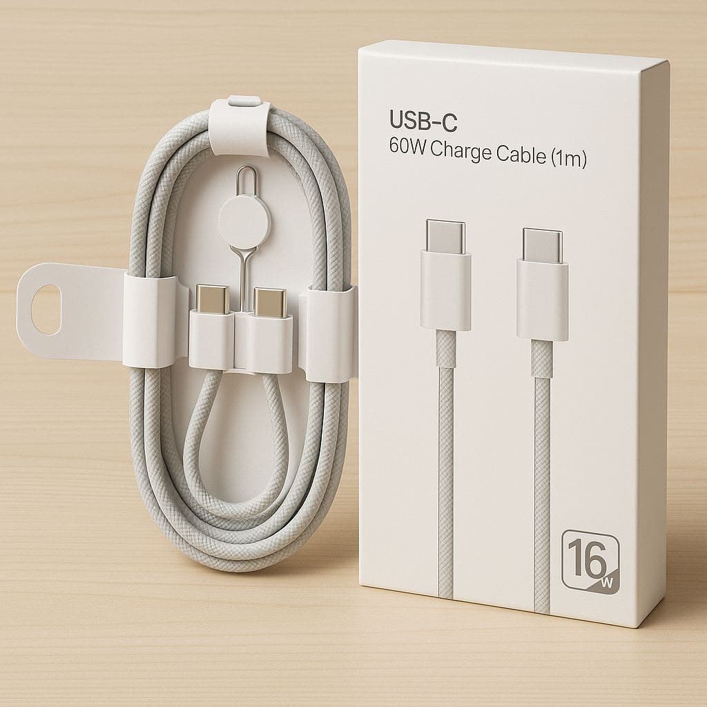 60w Type C To C Usb Cable 1 Meter