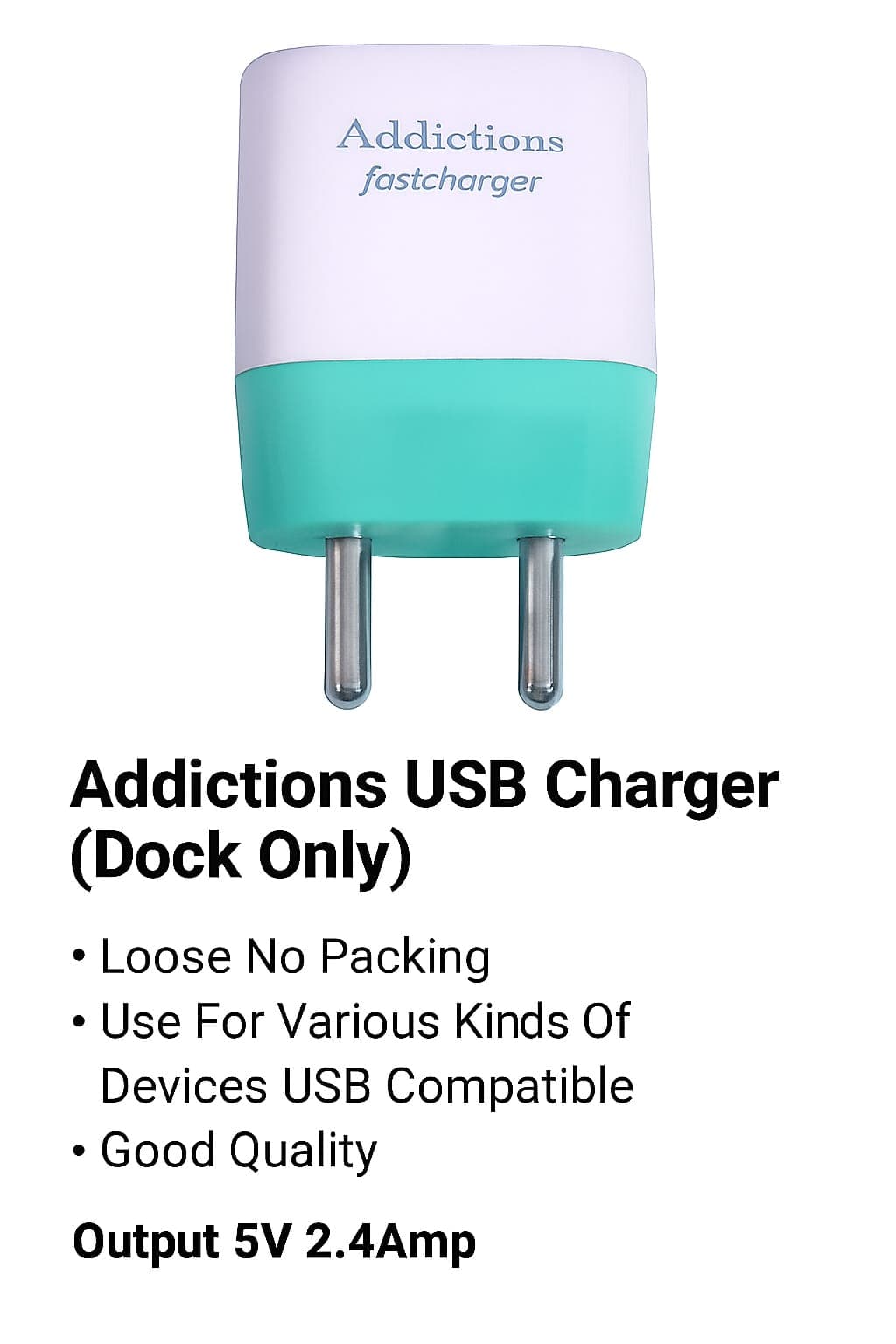 Addictions USB Charger (Dock Only)