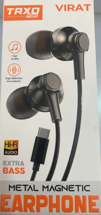 Taxo Virat Metal Magnetic Earphone