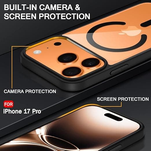IPhone 17/ 17pro/ 17pro max series crystal magsafe back cover image 3