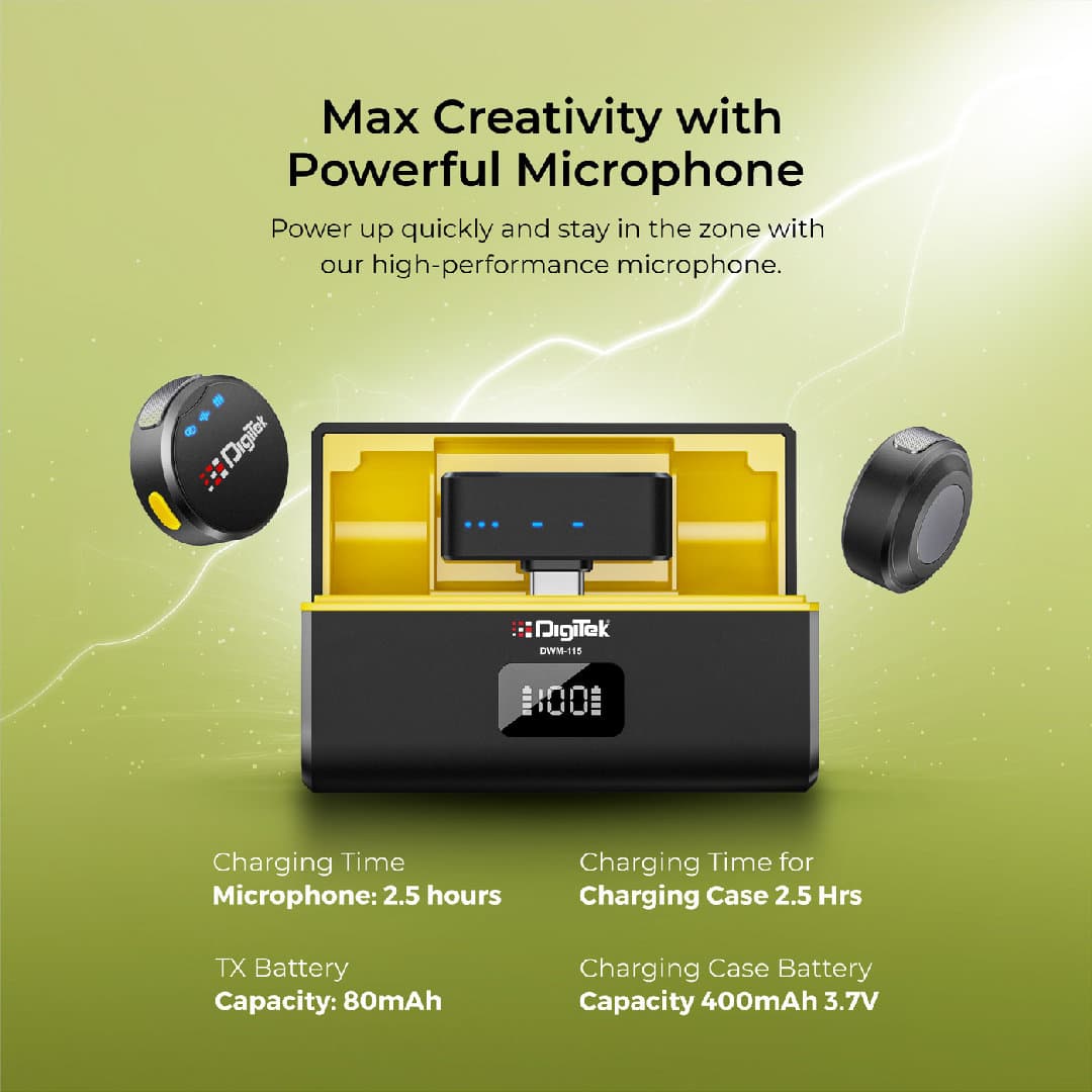 DIGITEK (DWM-115) 2-in-1 Wireless Microphone image 2