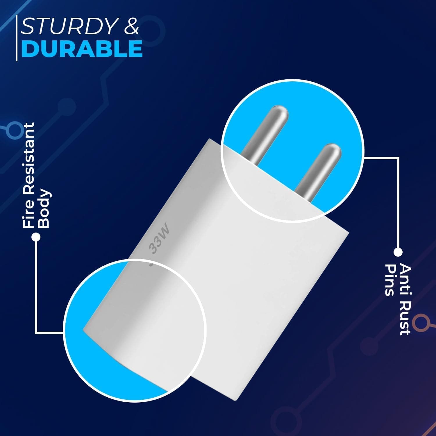 33W fast charging and high double USB charger image 2