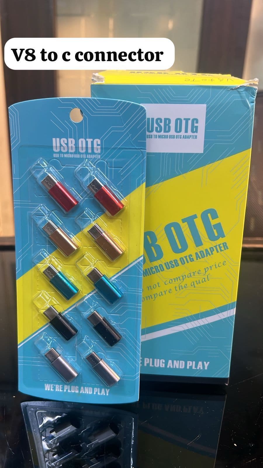 V8 to Type C OTG