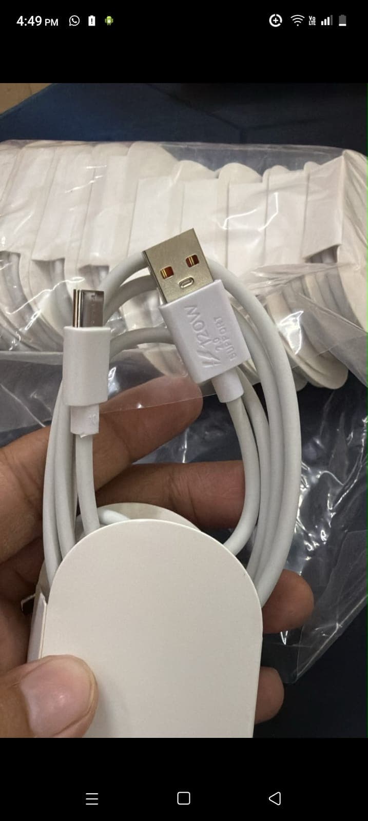 120W Fast Charging Type-C Data Cable image 1
