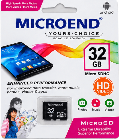 32 Gb Memory Card With 1 Year Warranty