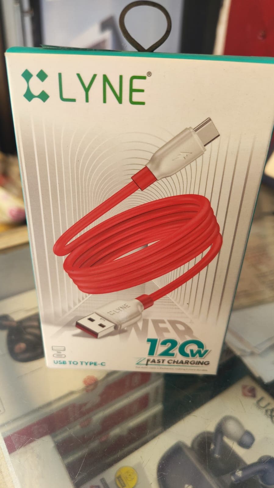 LYNE 120W USB To Type-C Fast Charging Cable