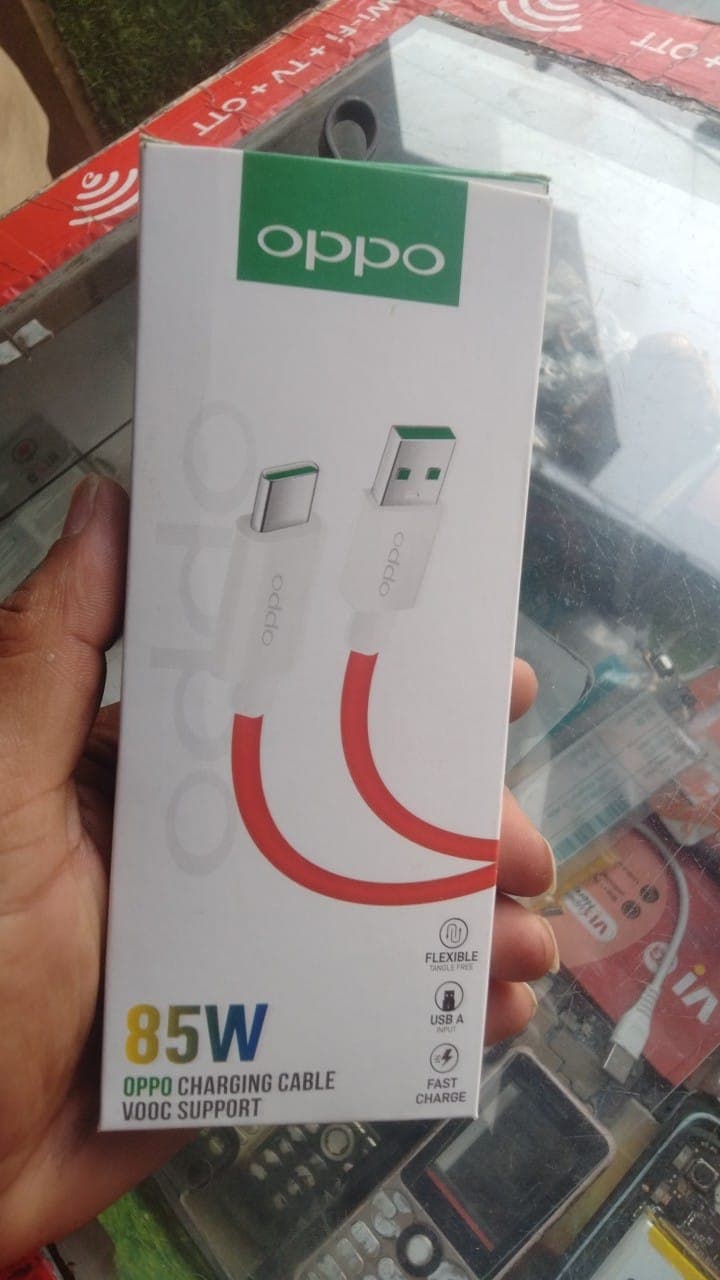 OPPO 85W VOOC Flash Charge USB Type-C Cable (USB-A to Type-C Fast Charging Cable)