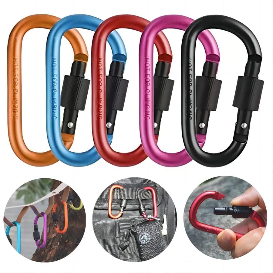 Aluminum Alloy Carabiner Clips image 3