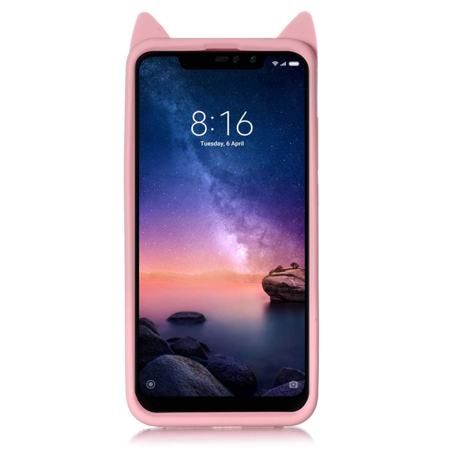VIVO Y90 10 Designer Cat Silicone Back Cover image 3