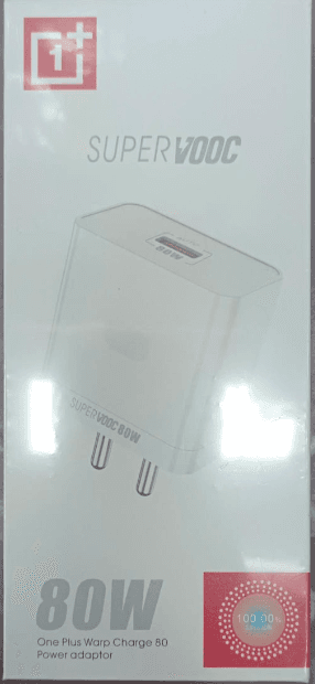 OnePlus SUPERVOOC 80W Power Adapter.