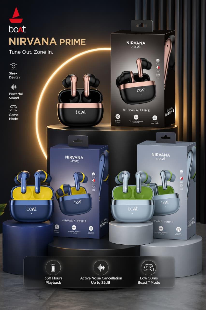Boat Nirvana Prime True Wireless Earbuds