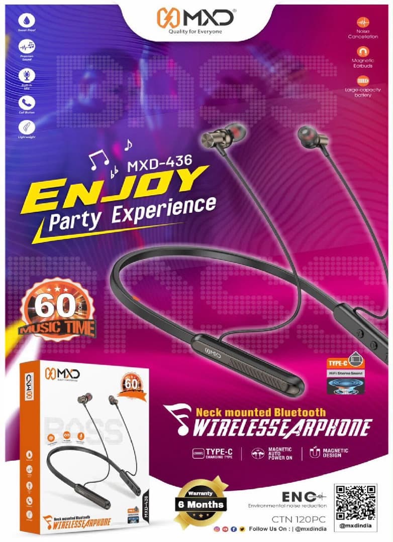 MXD 436 neck band