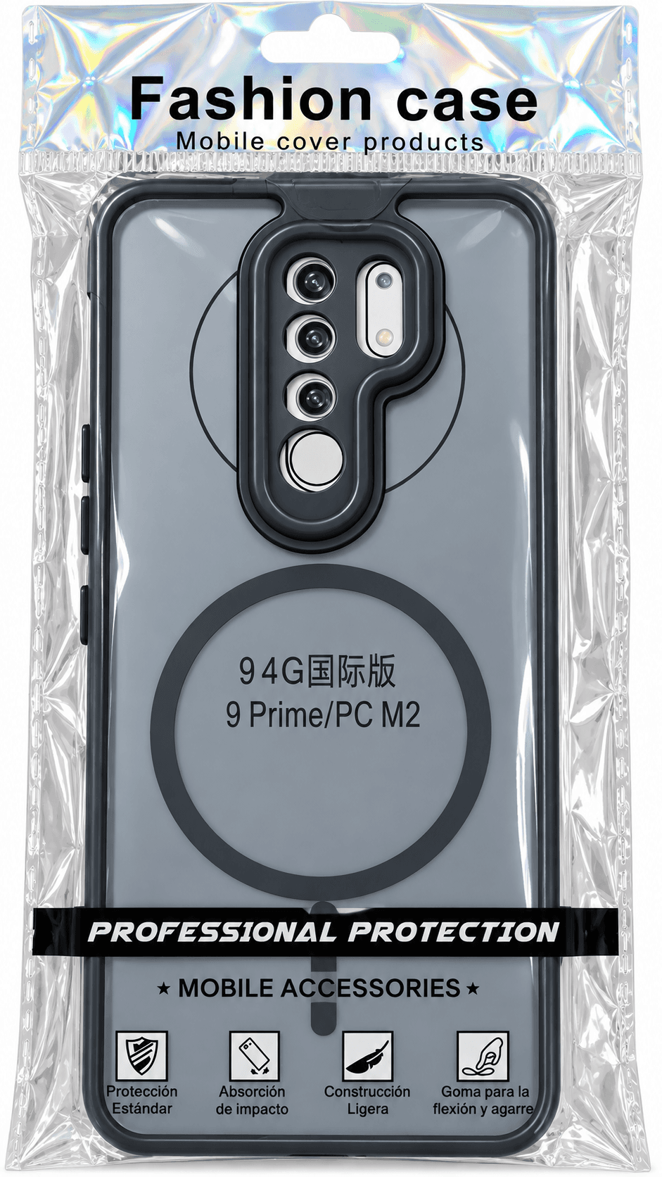 Redmi 9 Prime Magnetic Ring Back Cover